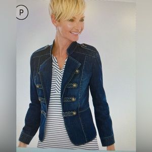 Chico’s size 2 jean blazer.